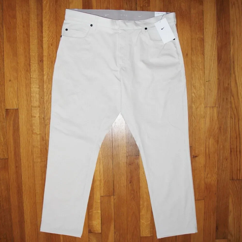 Nike Tour Repel 5-Pocket Golf Pants 36x30 Light Orewood Brown Slim Fit